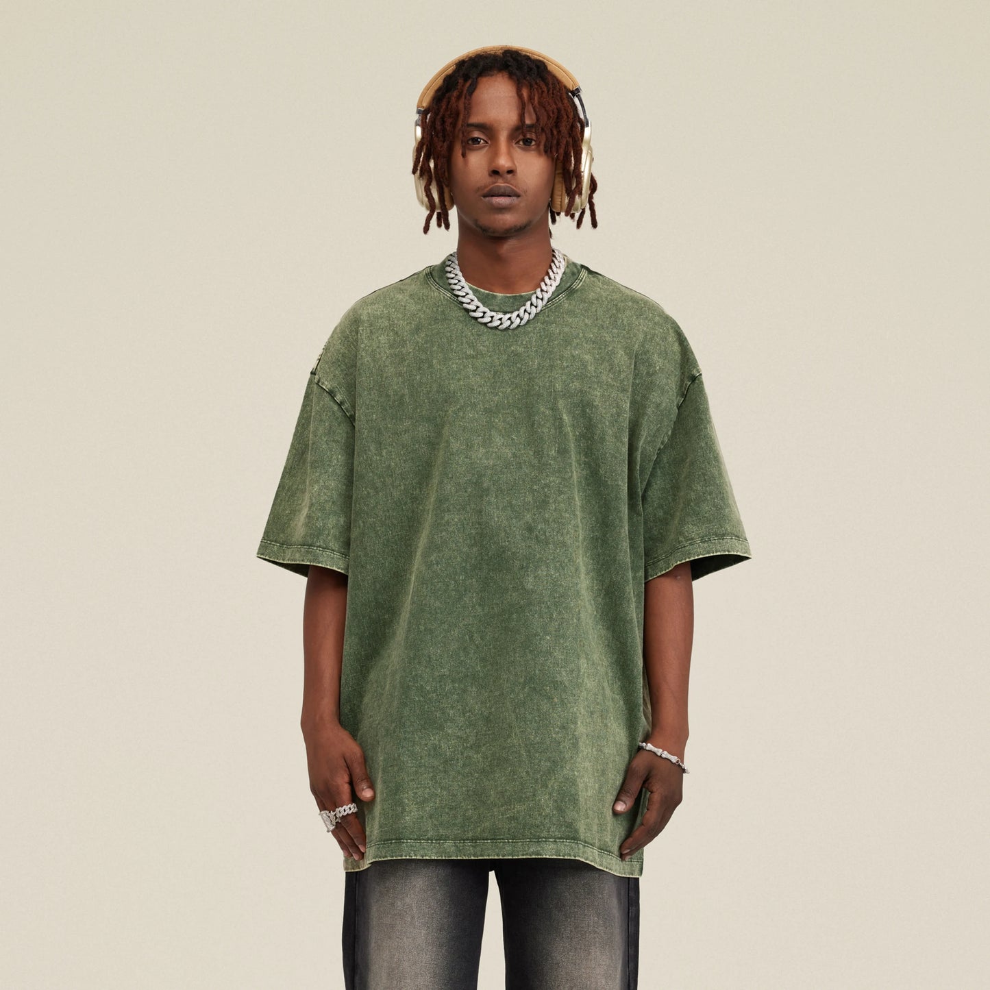 Washed out (snow wash short sleeve)