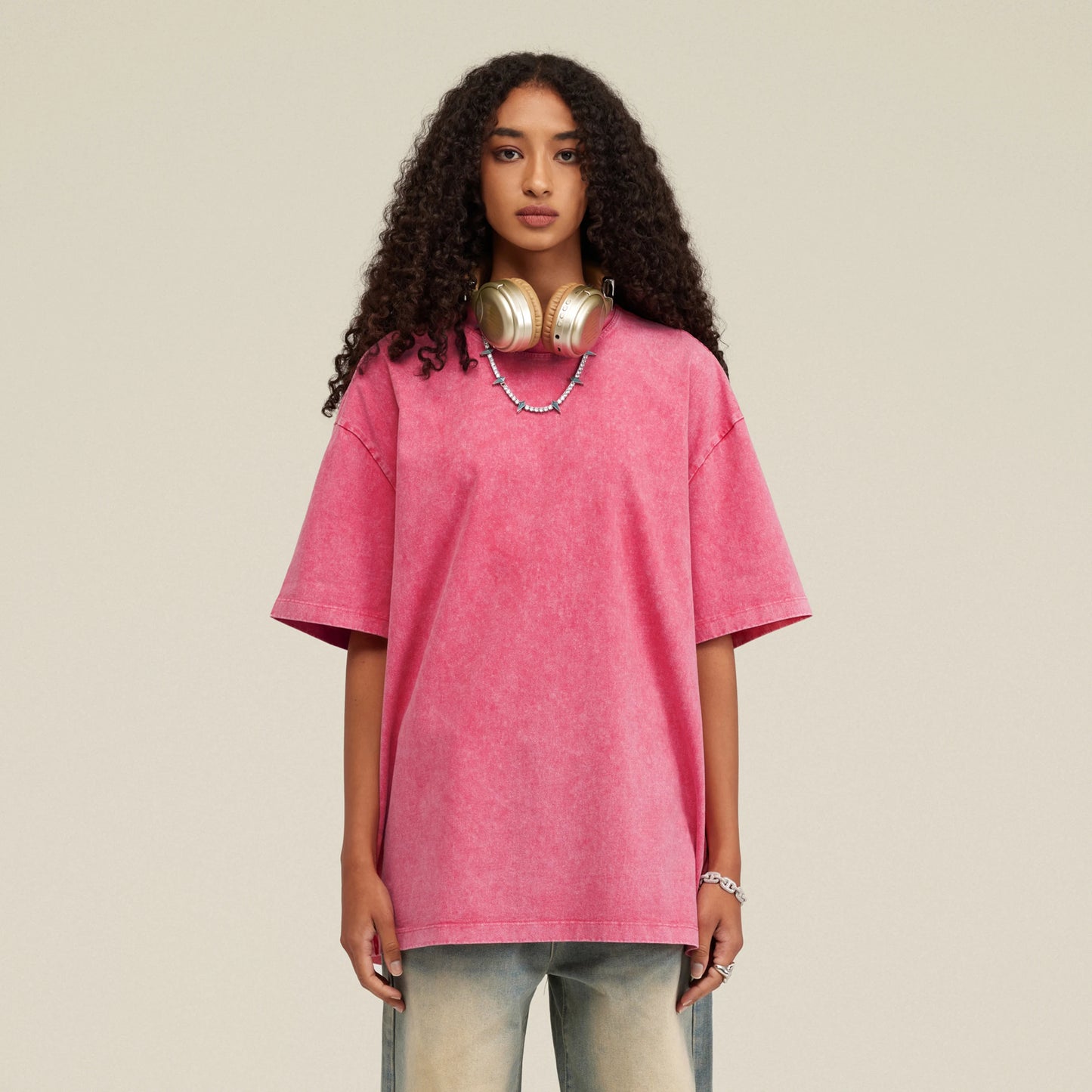 Washed out (snow wash short sleeve)