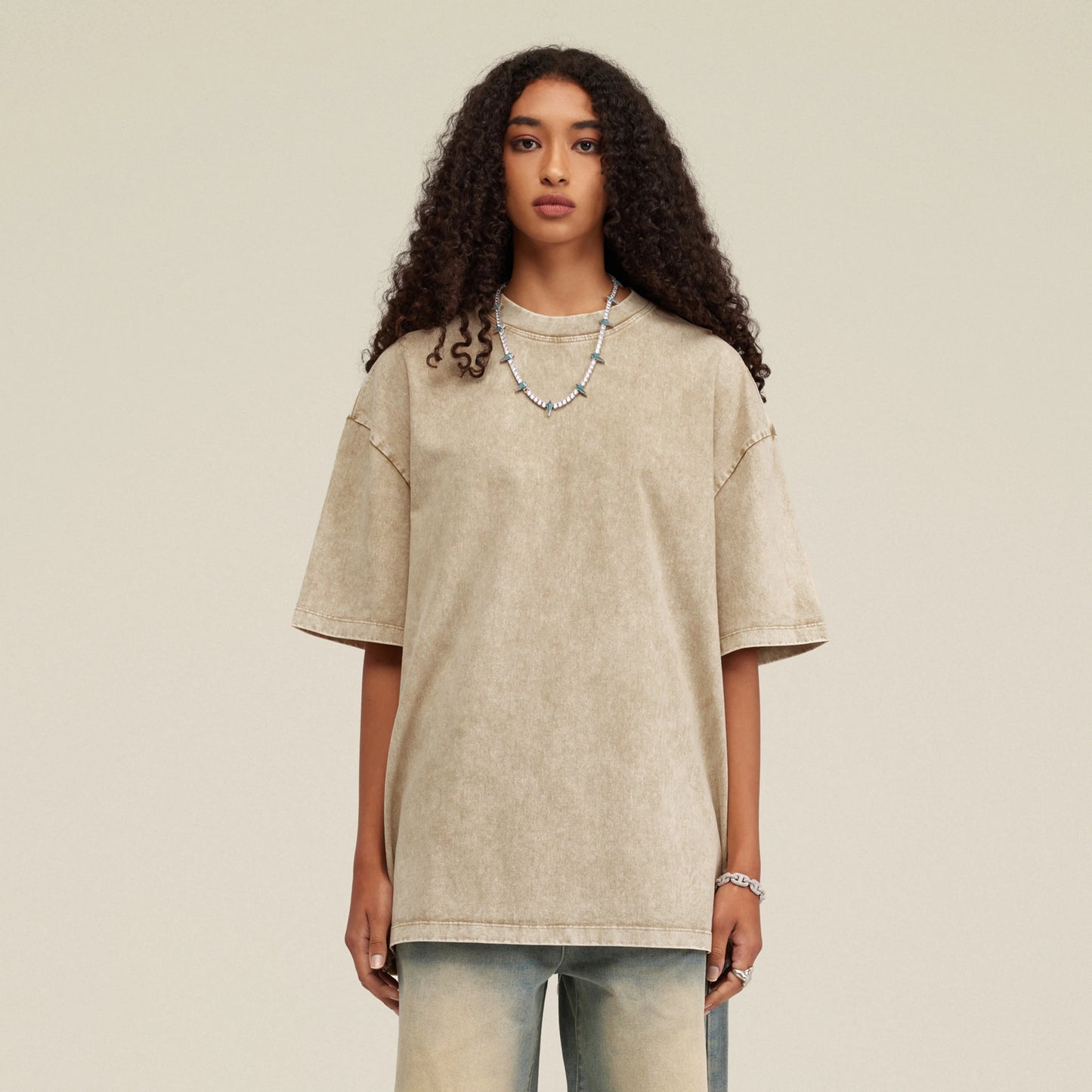 Washed out (snow wash short sleeve)