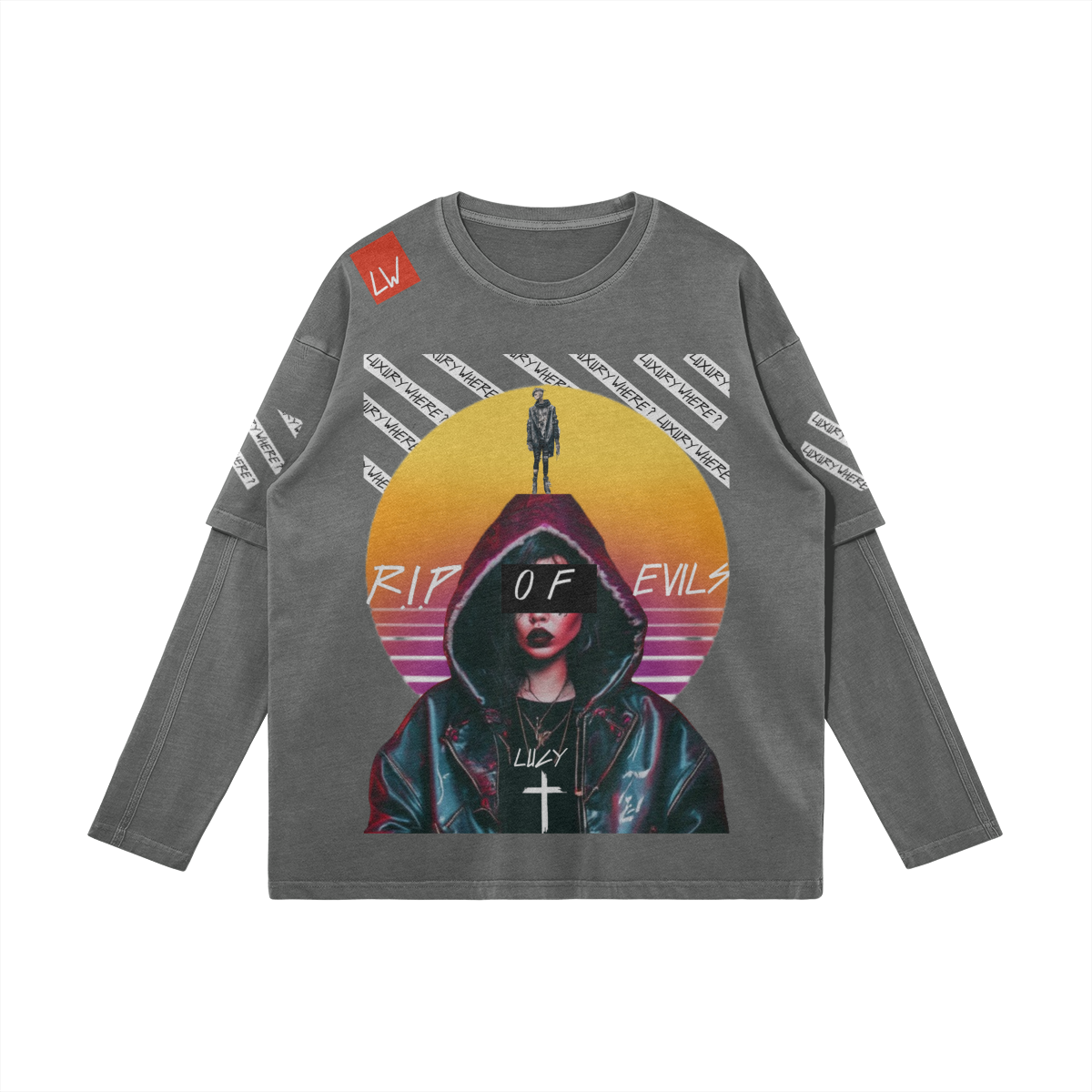 Evils of lucy (faux sleeve)