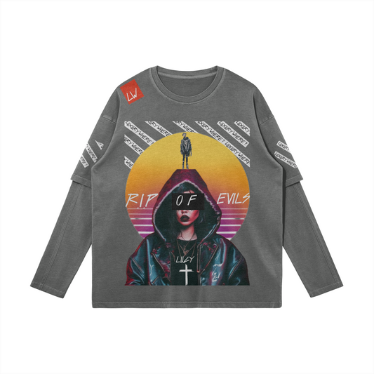 Evils of lucy (faux sleeve)