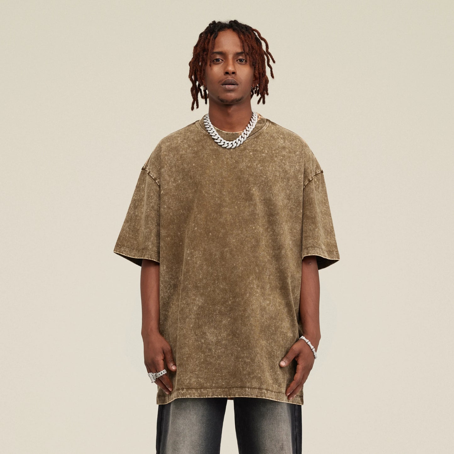 Washed out (snow wash short sleeve)