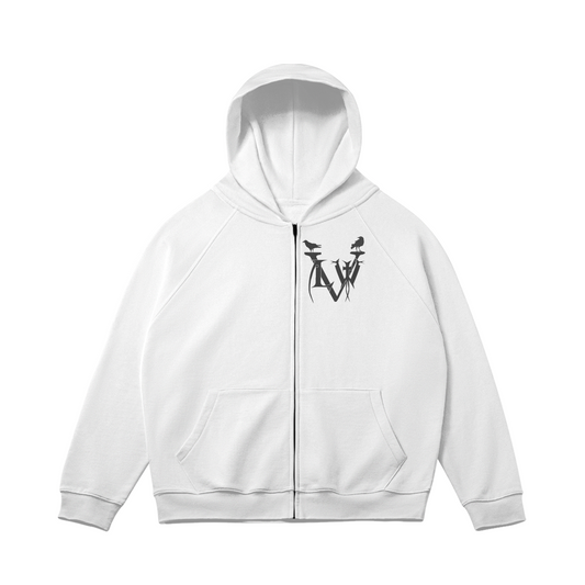 Duality of the skull (zipper hoodie)