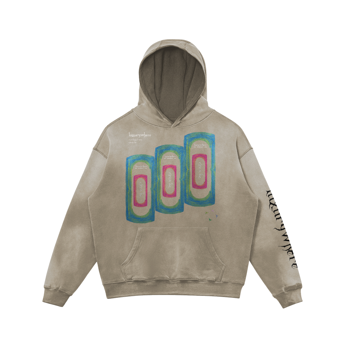 Mirrors of Babylon (faded hoodie)