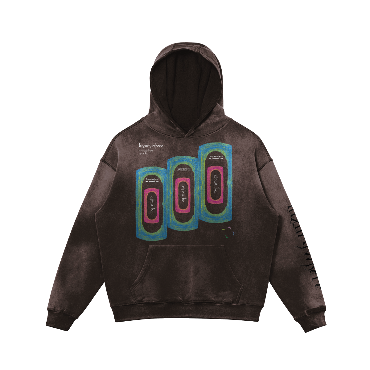 Mirrors of Babylon (faded hoodie)