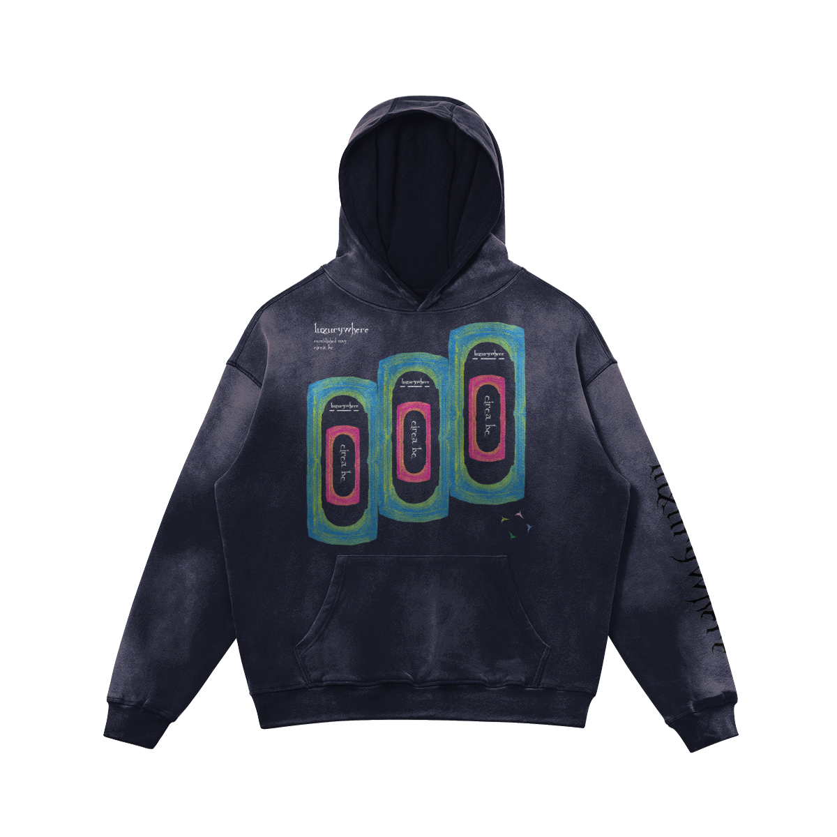 Mirrors of Babylon (faded hoodie)