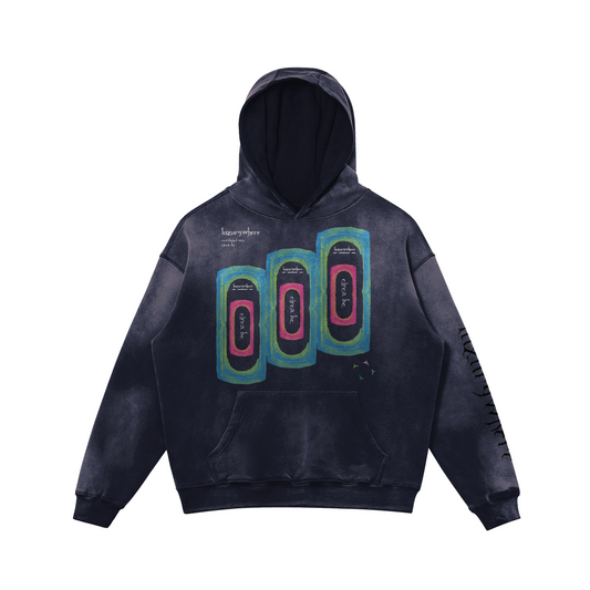 Mirrors of Babylon (faded hoodie)