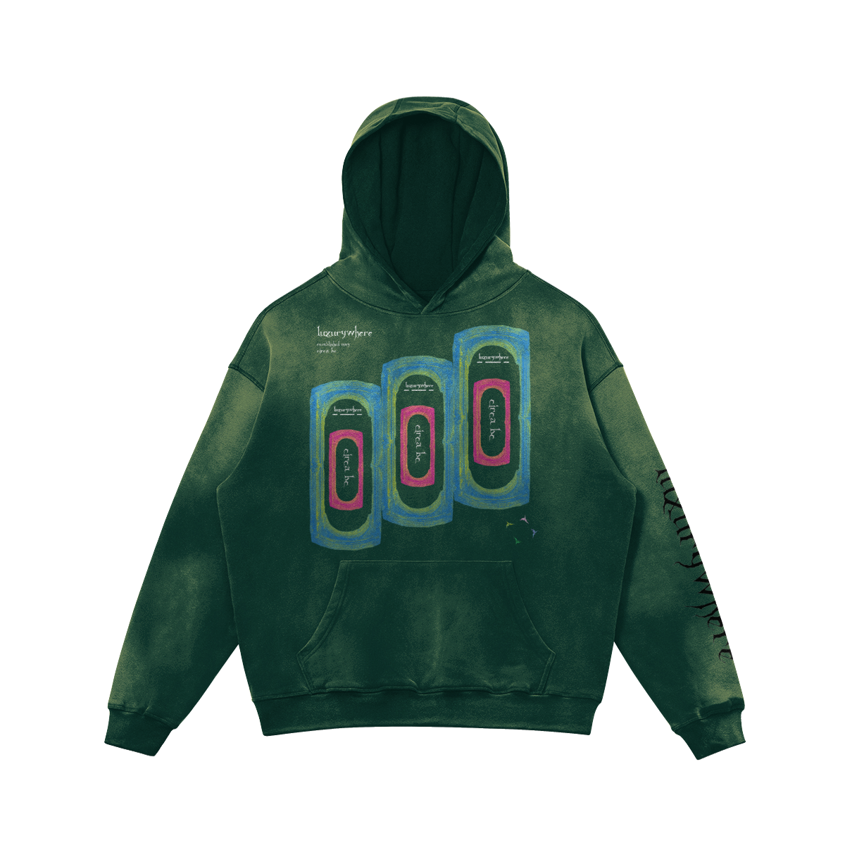 Mirrors of Babylon (faded hoodie)