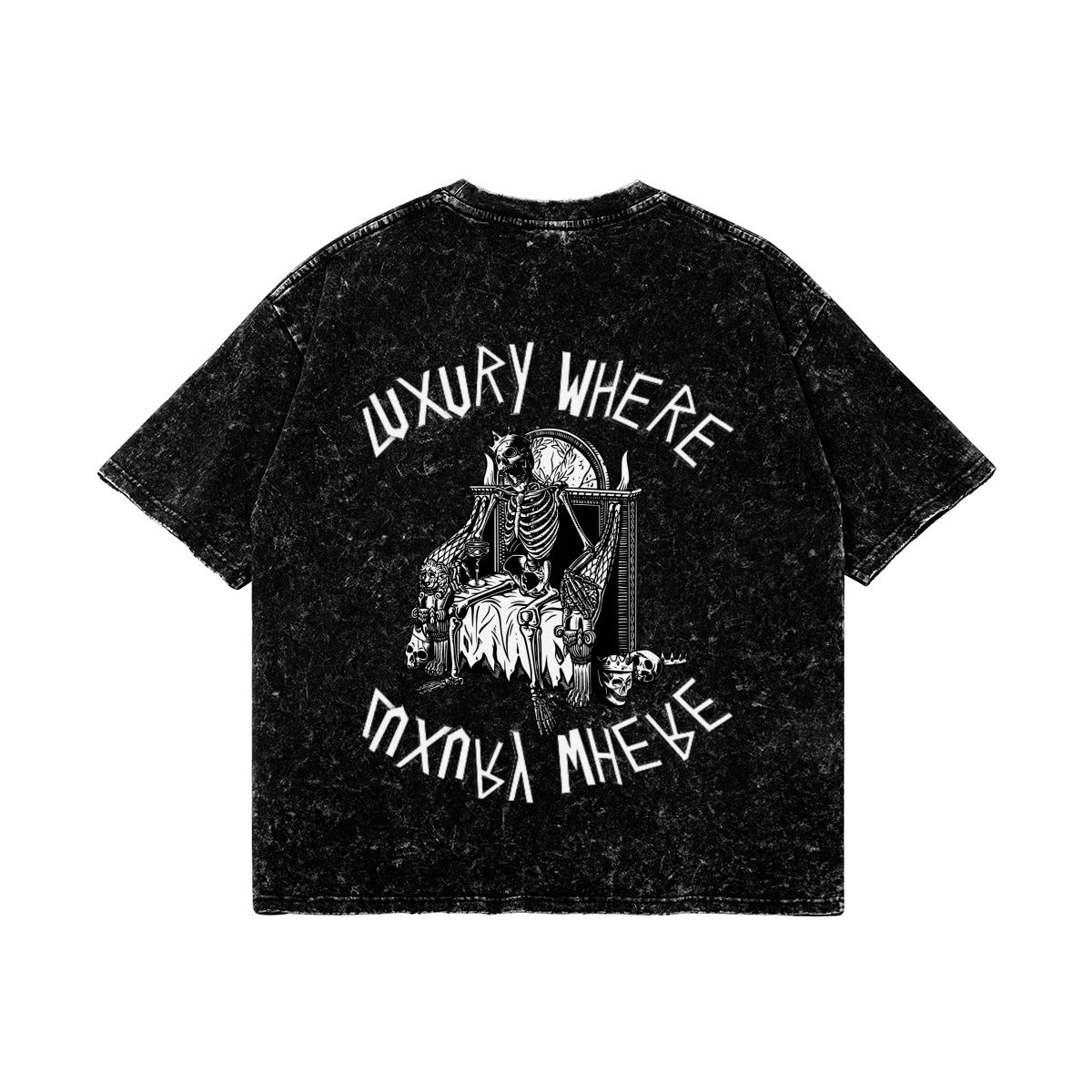 Long live luxury collab (short sleeve snow wash)